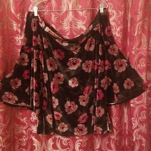 Torrid off shoulder bell sleeved blouse